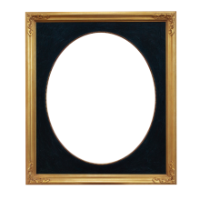 Stilrahmen Antik Oval Dunkel Art-Nr. 701